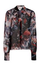 Moda Operandi Burnett New York Floral-printed Chiffon Top