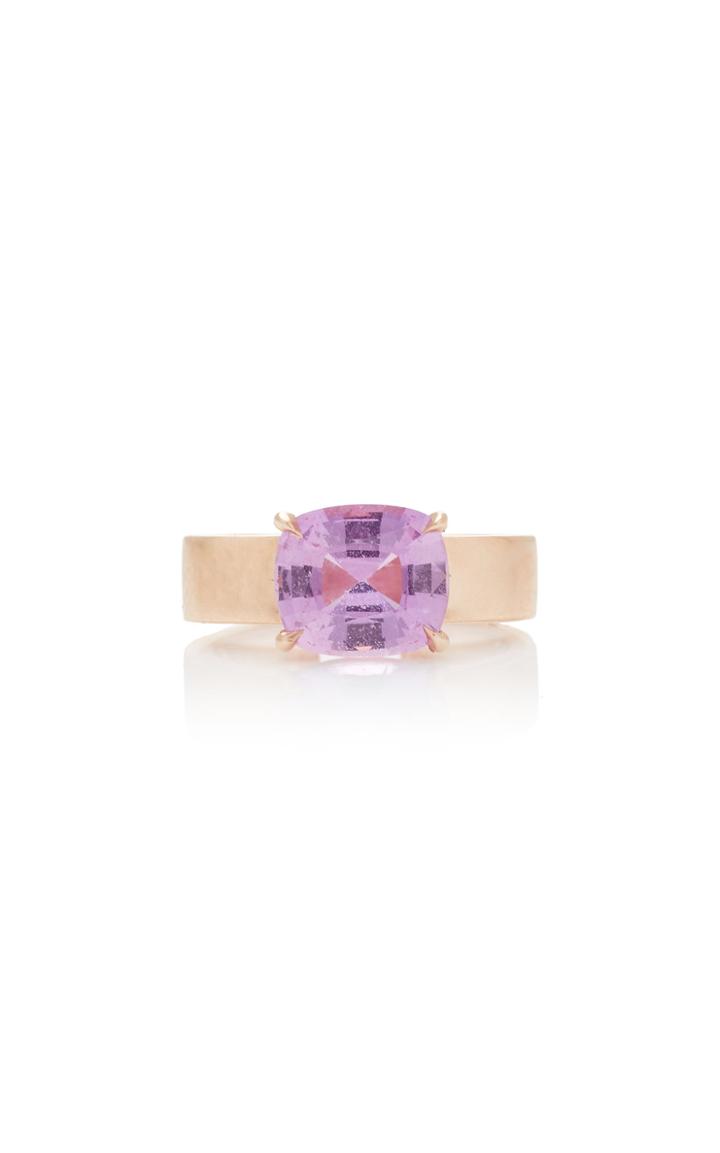 Anita Ko Single Pink Sapphire Ear Cuff