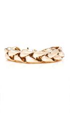 Moda Operandi Lauren Rubinski 14k Yellow Gold Lucky Links Bracelet