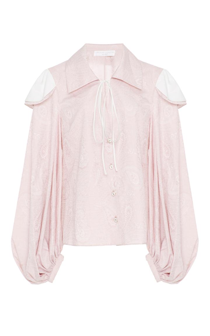Caroline Constas Tie Neck Jesse Blouse
