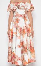 Moda Operandi Giambattista Valli Floral Off-the-shoulder Cotton Dress