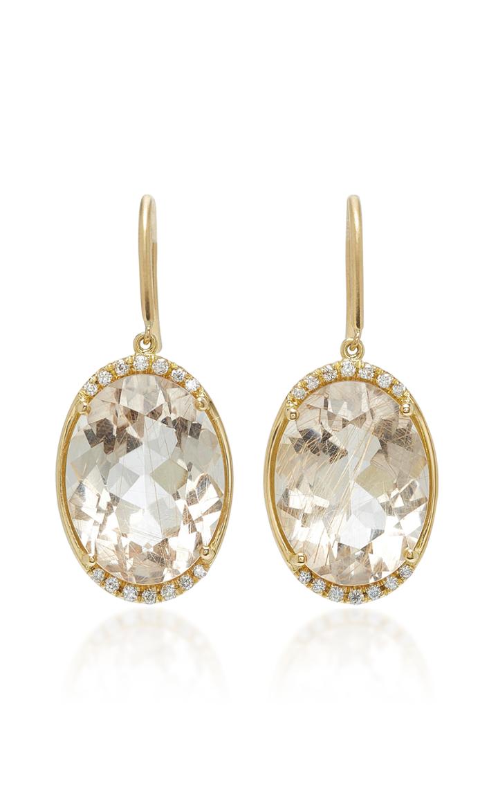 Jamie Wolf M'o Exclusive One-of-a-kind Oval Drop Earring