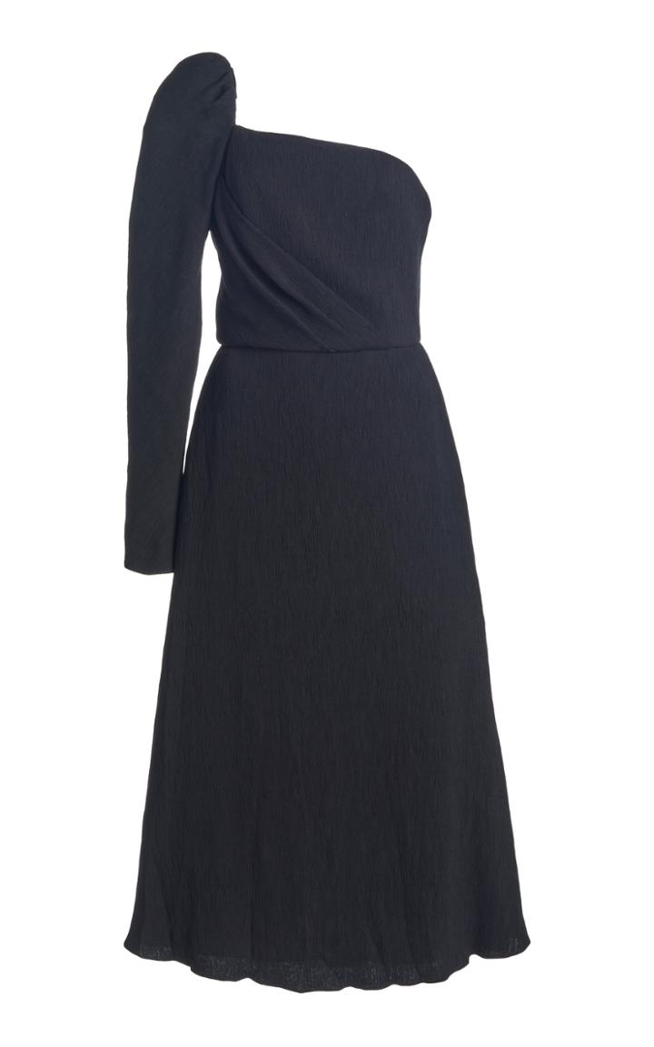 Moda Operandi Johanna Ortiz Waking Dream One Shoulder Midi Dress