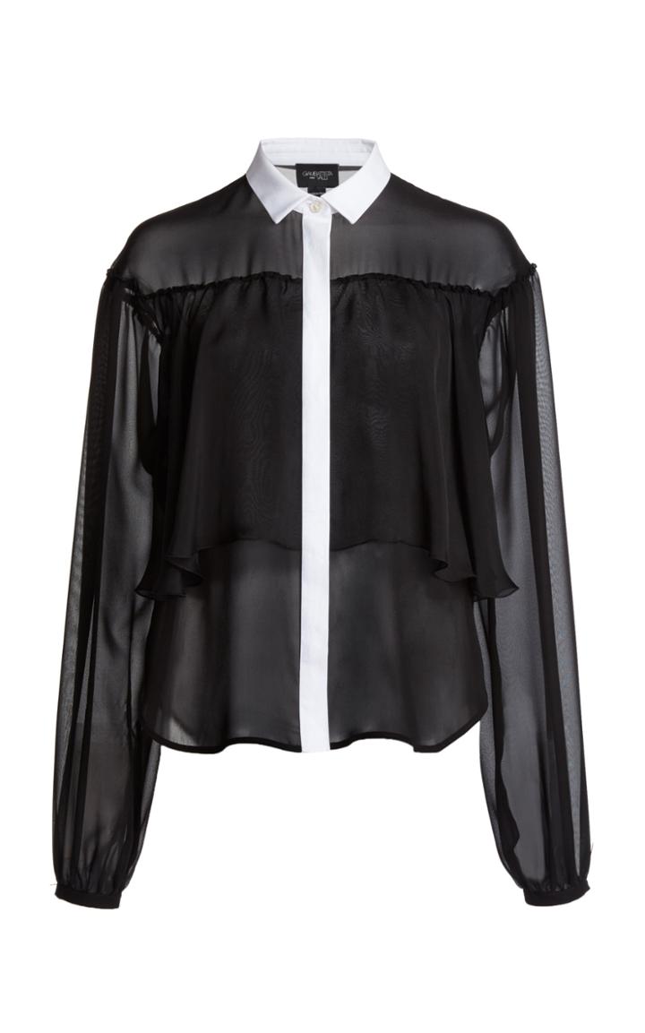Moda Operandi Giambattista Valli Silk Georgette Blouse