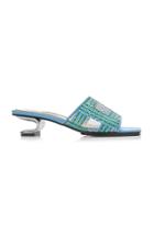 Nicole Saldaa Sarah Raffia Slides