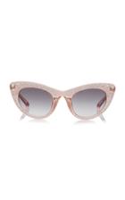 N 21 N&deg;21 Pink Glitter Sunglasses