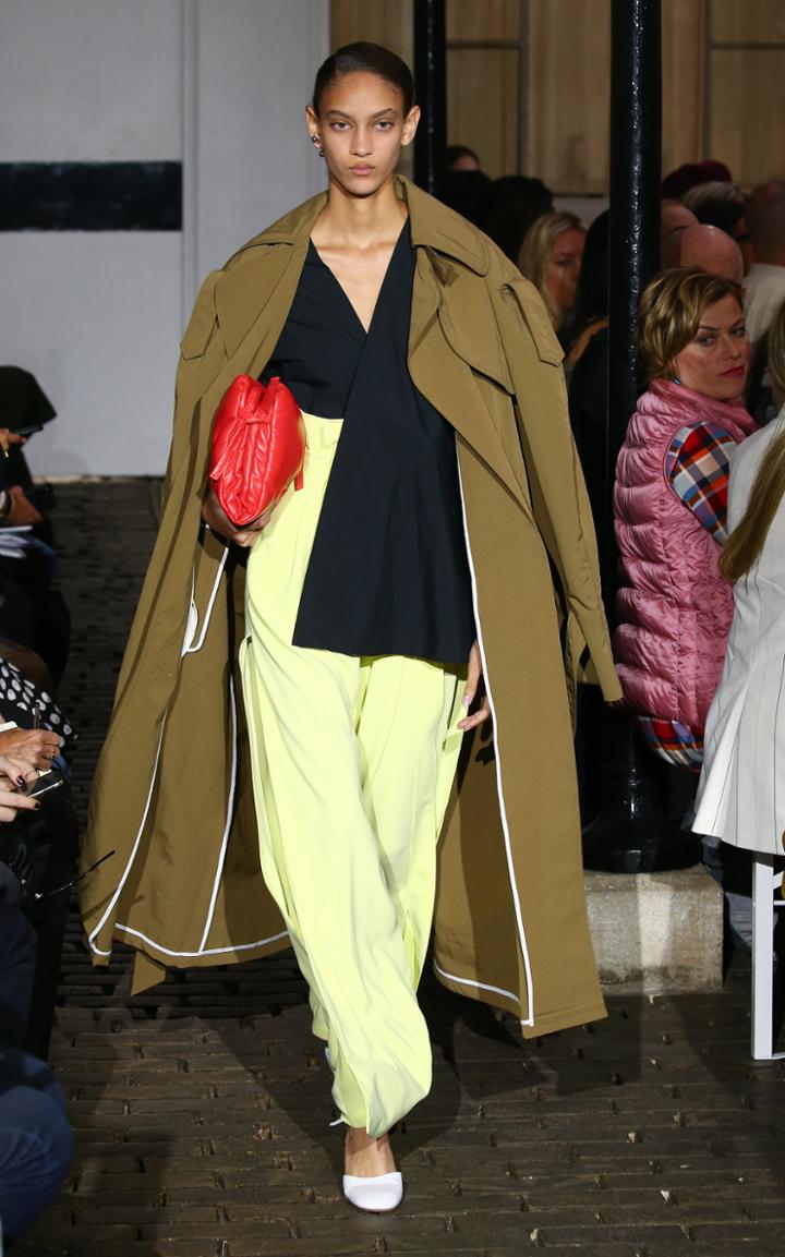A.w.a.k.e. Dana Oversized Cotton-blend Trench Coat