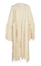 Sandra Mansour Fte Du Desert Shredded Cotton-blend Jacket
