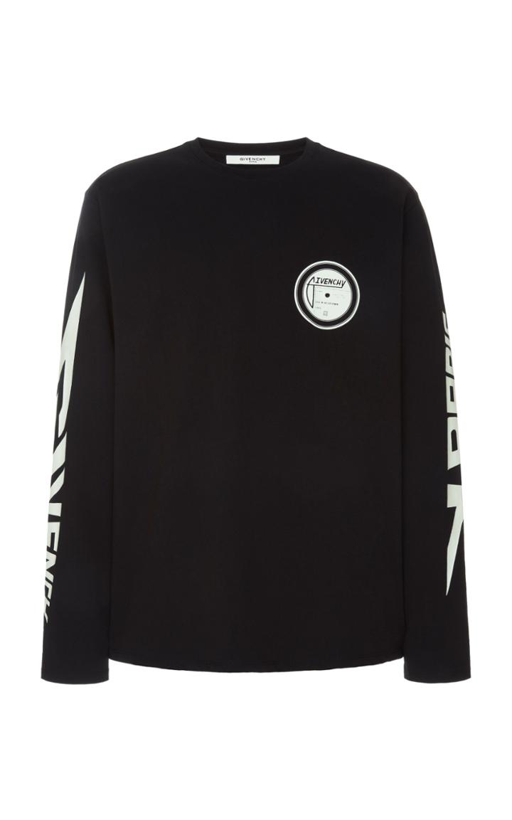 Givenchy Reflective Printed Cotton-jersey T-shirt
