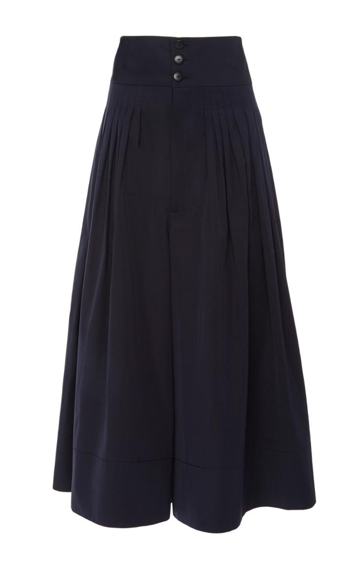 Sea Micro Pleated Gaucho Pant