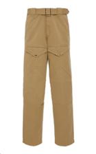 Givenchy Belted Cotton And Linen Cargo Chinos