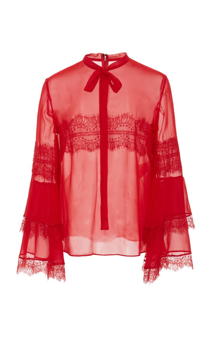 Giambattista Valli Tie Neck Blouse