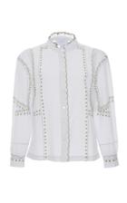 Luisa Beccaria Embroidered Blouse