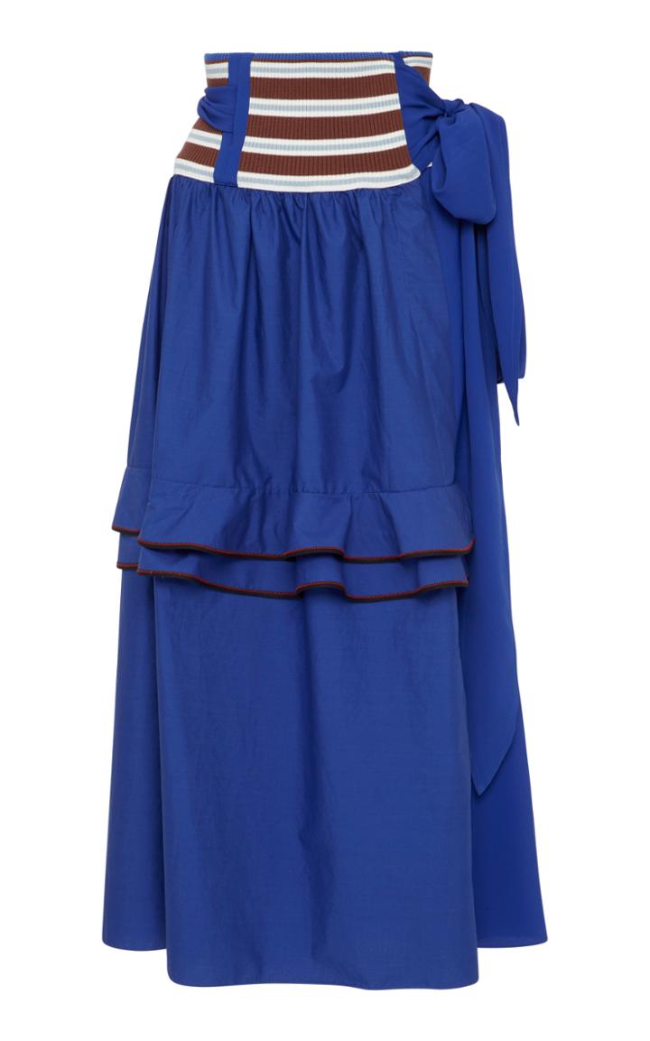 Marni Tiered Midi Skirt