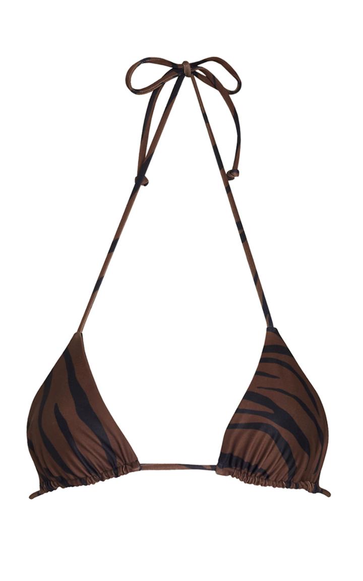 Moda Operandi Faithfull The Brand Sundar Tiger-print String Bikini Top