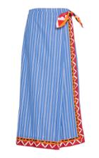 Stella Jean Cotton Striped Skirt