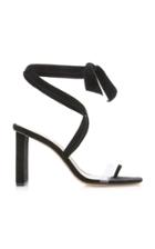 Alexandre Birman Katie Suede Pvc-strap Sandals