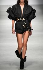 Philosophy Di Lorenzo Serafini Puff Sleeve Poplin Jumpsuit