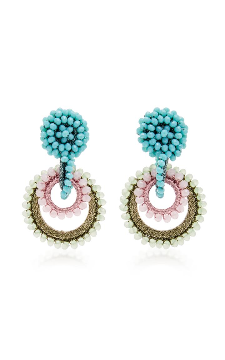 Bibi Marini Sundrop Mini Silk And Bead Earrings