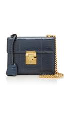 Mark Cross Snakeskin Liquid Metallic Night Bag