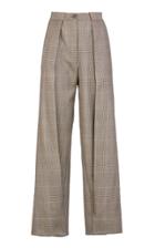 Giuliva Heritage Collection Bernardo High Waist Wool Check Trousers