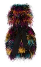 Prabal Gurung Daska Feather Backless Mini Dress