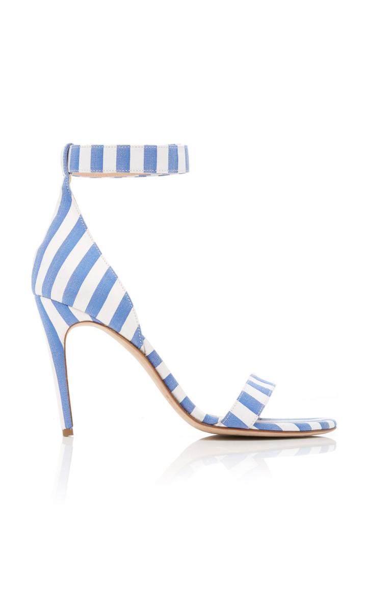 Monse Blue Striped Sandal