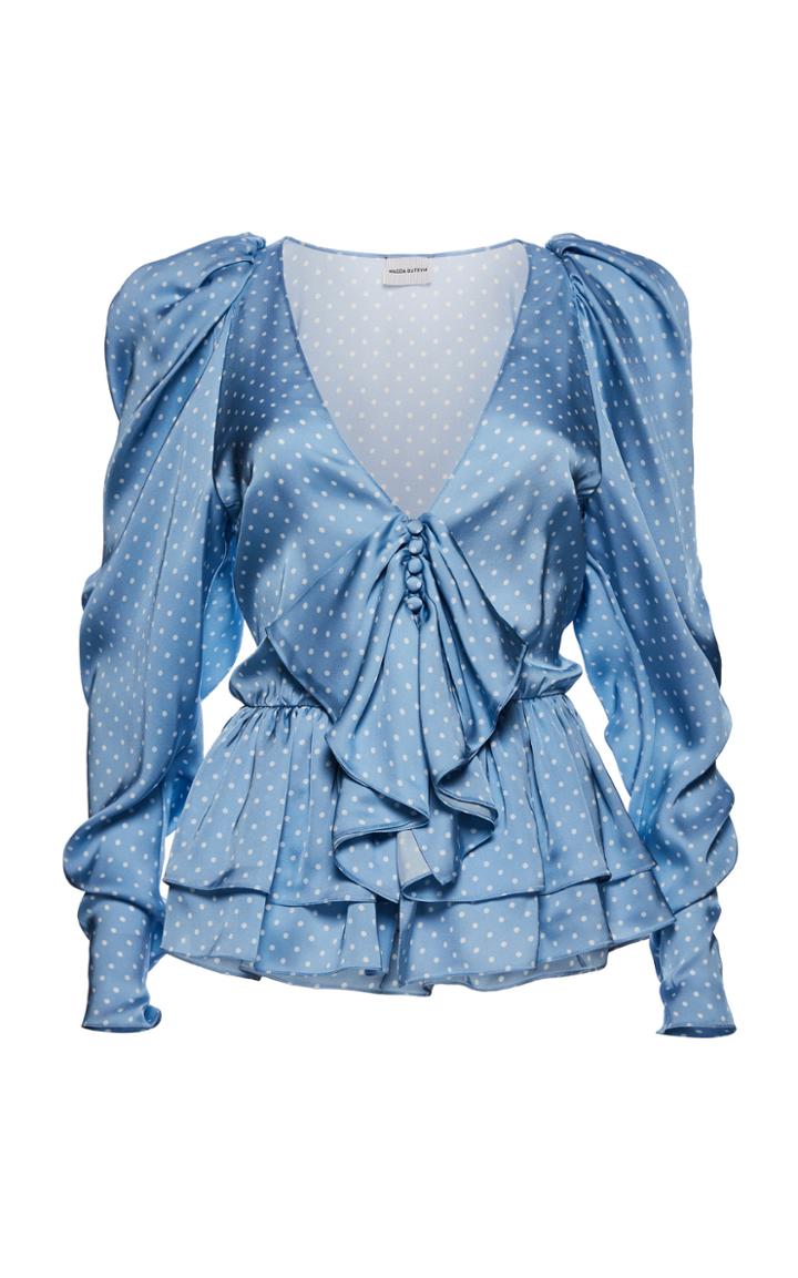Magda Butrym Cefalu V-neck Blouse