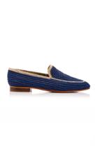 Carrie Forbes Atlas Raffia Loafers Size: 35
