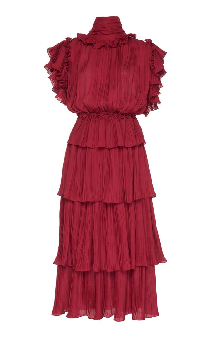 Johanna Ortiz Silk Double Georgette Chants Dress