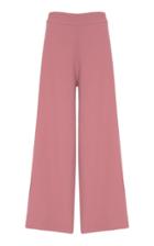 Bouguessa Double Wool Crepe Cropped Pants
