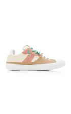 Maison Margiela Replica Suede, Shell And Canvas Low-top Sneakers