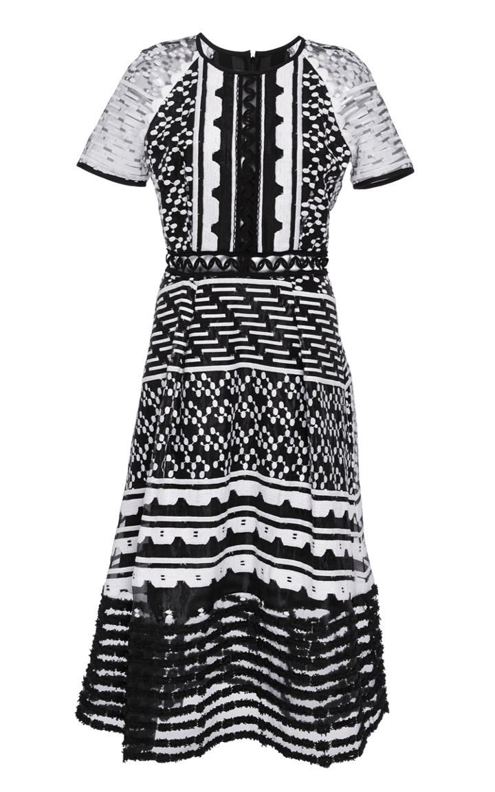 Jonathan Simkhai Bubble Embroidery Tee Dress