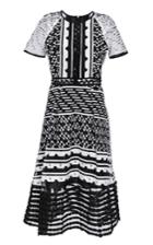 Jonathan Simkhai Bubble Embroidery Tee Dress