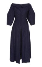 Marina Moscone Weekend Jacquard Shirtdress