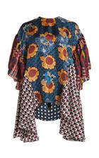 Moda Operandi Biyan Jolei Printed Silk Top