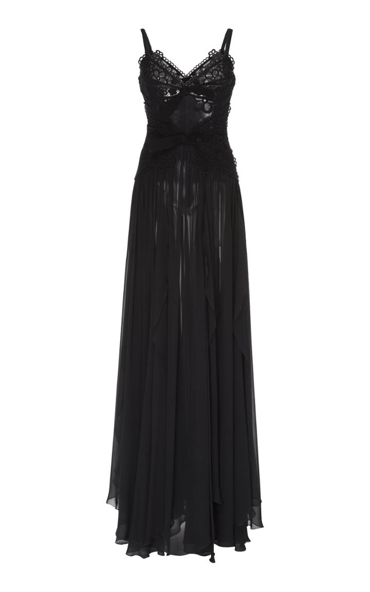 Elie Saab Macram Maxi Dress