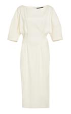 Sally Lapointe Silk Cotton Jacquard Dolman T-shirt Dress
