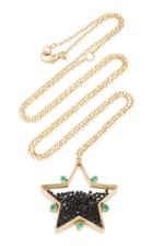 Moritz Glik 18k Gold Emerald And Black Spinal Necklace