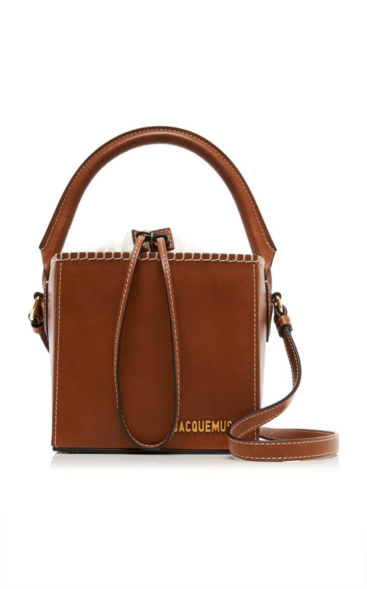 Moda Operandi Jacquemus Le Seau Carre Leather Tote