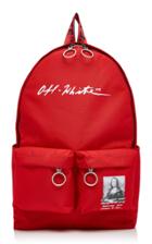 Off-white C/o Virgil Abloh Monnalisa Dual-pocket Logo Backpack