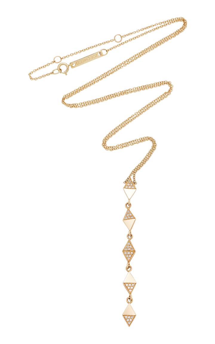 Zo Chicco Harlequin Diamond Drop Necklace