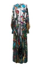 Moda Operandi Valentino Sheer Embroidered Gown Size: 36