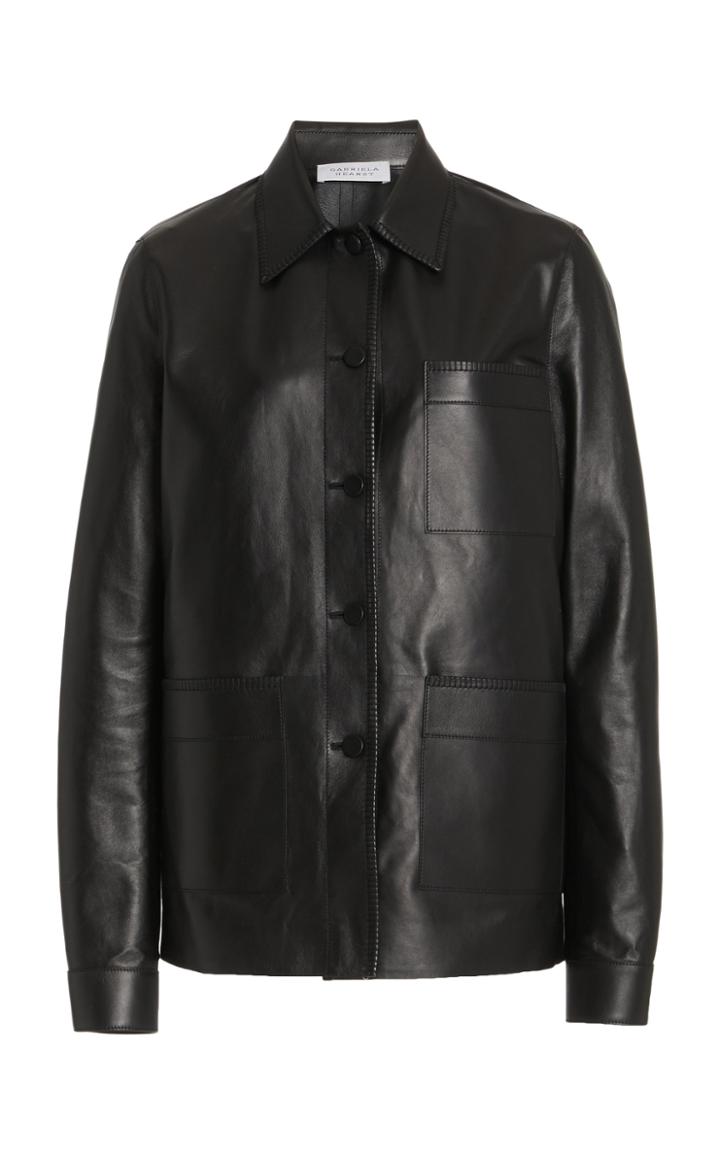 Moda Operandi Gabriela Hearst Chore Leather Jacket