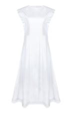 Moda Operandi Piece Of White Dahlia Open-back Poplin Dress