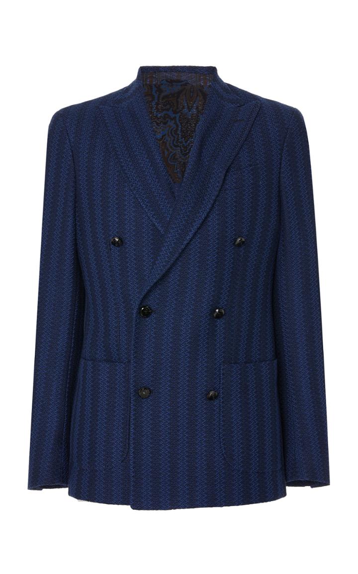 Etro Shawl Collar Jersey Jacket