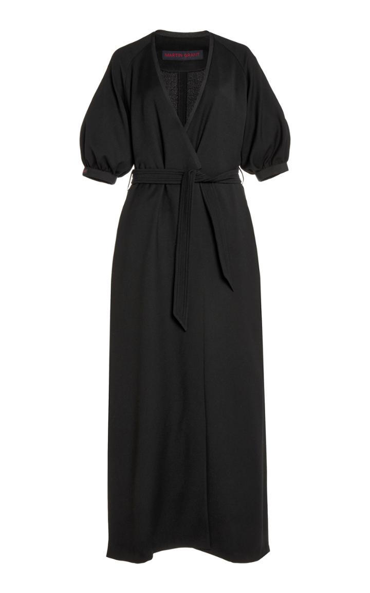 Moda Operandi Martin Grant Wool Wrap Dress