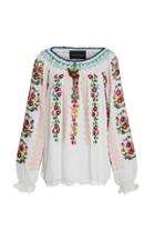 Needle & Thread Cross Stitch Flower Top