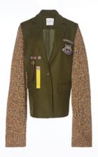 Mira Mikati Scout Patch Knit Sleeve Jacket