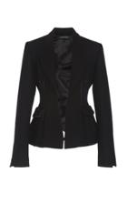 David Koma Corset Wool Cargo Jacket